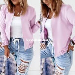 Lilla bomber jakk