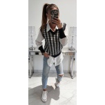 Valge triiksärk ja vest( komplekt)