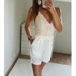 Nude/Valgega playsuit