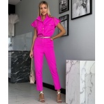 Fuksia pükskostüüm