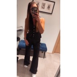 Must komplekt( vest ja püksid)