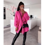 Fuksia oversized pluus