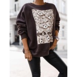 Pruun oversize pusa pildiga