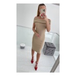 Beez off sholder midi kleit