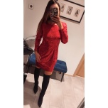 Punane glitter kleit