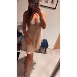 Beezi/Kuldsega pitsi ja tülliga skater kleit