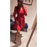 Roosa pitsist skater kleit