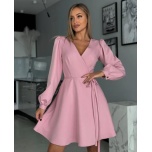 Vanaroosa hõlmikkleit taskutega