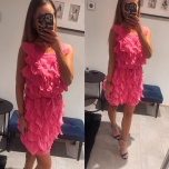 Fuksia kleit satsidega