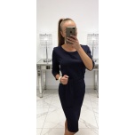 Tumesinine midi kleit