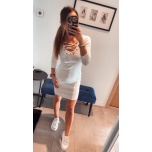 Naturaalvalge midi kleit